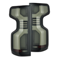 AlphaRex 19 - 24 Chevy Silverado 1500 / 20 - 24 2500HD/3500HD LUXX - Series LED Tail Lights Black - My Store