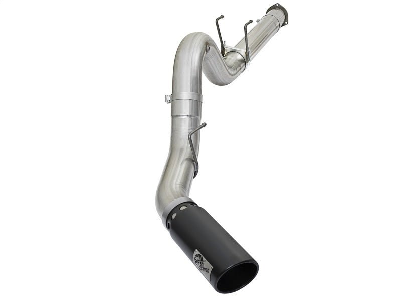aFe ATLAS 5in DPF - Back Alum Steel Exhaust System w/Black Tip 2017 Ford Diesel Trucks V8 - 6.7L (td) - My Store
