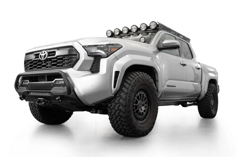 ADD 2024+ Toyota Tacoma Stealth Center Mount Winch Front Bumper w/ Top Hoop - My Store