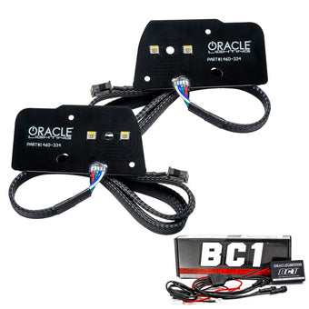 compare product Oracle 21-22 Ford F-150 ColorSHIFT RGB+W Headlight DRL Upgrade Kit w/ BC1 Controller