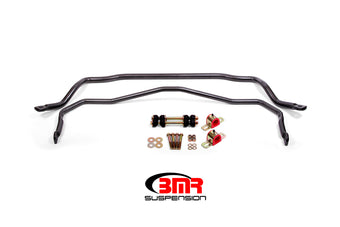 compare product BMR 64-72 A-Body Front & Rear Sway Bar Kit w/ Bushings - Black Hammertone