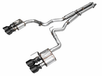 compare product AWE 2024 Ford Mustang GT Fastback S650 RWD SwitchPath Cat-Back Exhaust w/ Quad Diamond Black Tips