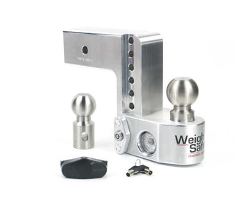 compare product Weigh Safe 6in Drop Hitch w/Built-in Scale & 3in Shank (10K/21K GTWR) - Aluminum