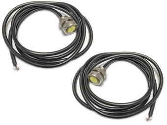 compare product Artec Industries (2-Pack) - Led Bolt Light - 3 Watt Cool White Stainless Steel 11Mm Silver