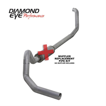 compare product Diamond Eye 00-03 Ford E-Series Van 7.3L Powerstroke 4in Al Turboback Single Exhaust