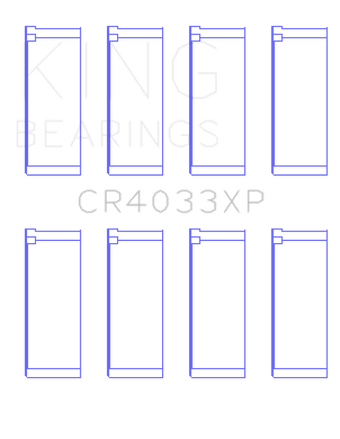 compare product King Engine Bearings Honda F20C/F22C / 97-01 H22A4 (Size .025) Rod Bearing Set