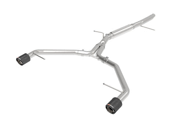 compare product aFe 17-19 Audi A4 (L4-2.0L) MACH Force-Xp Stainless Steel Axle-Back Exhaust System - Carbon Tip