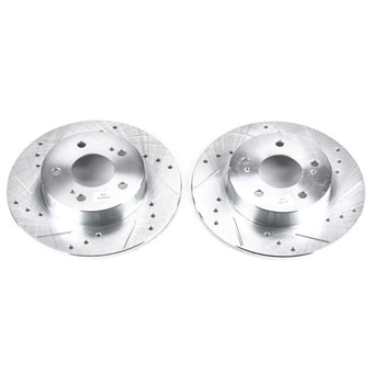 compare product Power Stop 96-01 Infiniti I30 Rear Evolution Drilled & Slotted Rotors - Pair