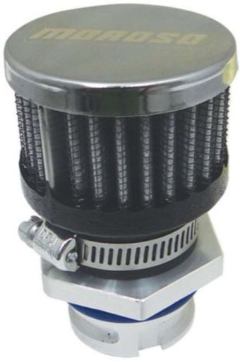 compare product Moroso GM LS Valve Cover Breather Kit - OEM - Single Tab Oil Fill Hole
