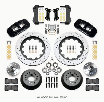 compare product Wilwood AERO6 Front Hub Kit 15.00 Drilled 67-69 Camaro 64-72 Nova Chevelle