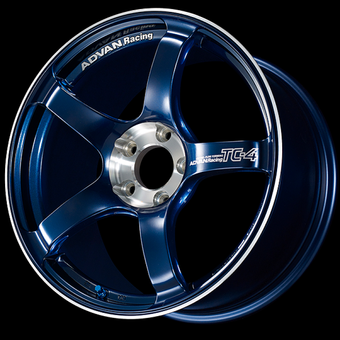 compare product Advan TC-4 SE 18x9.5 / +45 Offset / 5x100 / 63mm Bore / Racing Indigo Blue and Diamond Cut