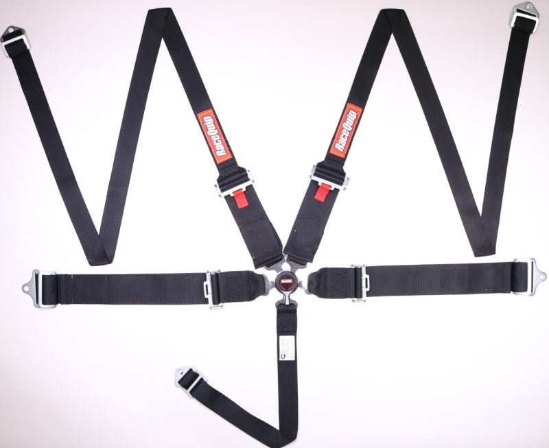 RaceQuip Black SFI CAMLOCK 5pt PD Lap HNR Seat Belt - My Store