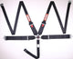 RaceQuip Black SFI CAMLOCK 5pt PD Lap HNR Seat Belt - My Store