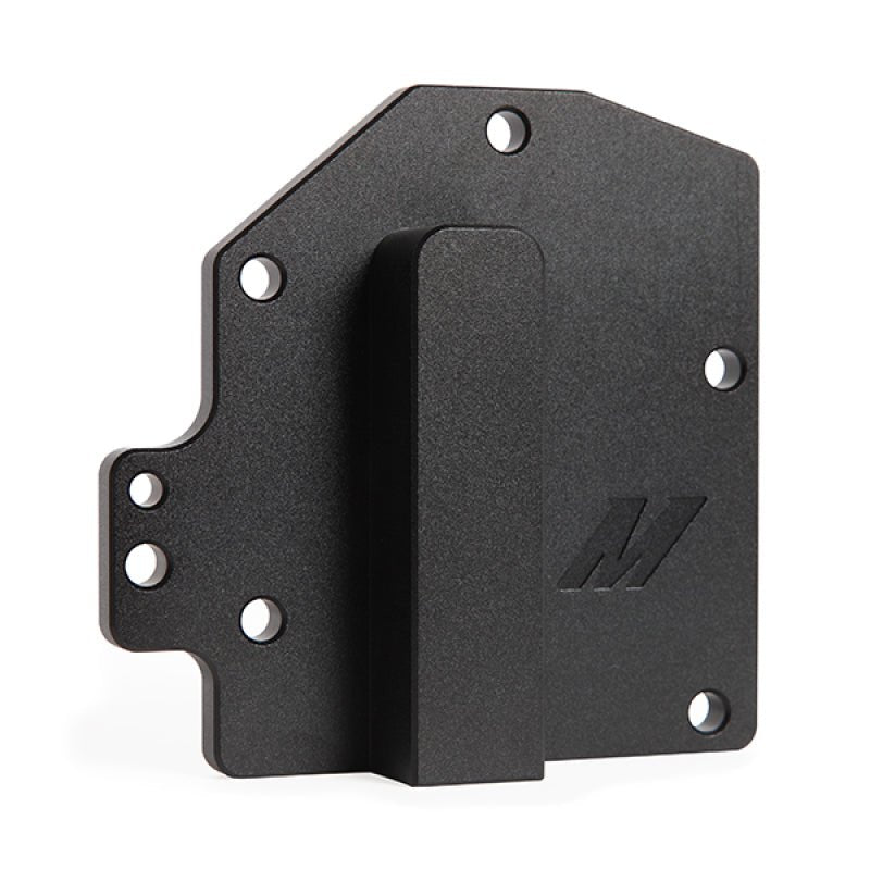 Mishimoto 2015+ Ford Mustang GT RHD Oil Cooler Block - Off Plate - Black - My Store