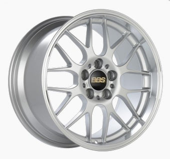 compare product BBS RG-R 19x8.5 5x114.3 ET18 Sport Silver Polished Lip Wheel -82mm PFS/Clip Required