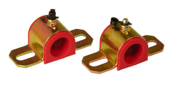 compare product Prothane Universal Greasable Sway Bar Bushings - 24MM - Type A Bracket - Red