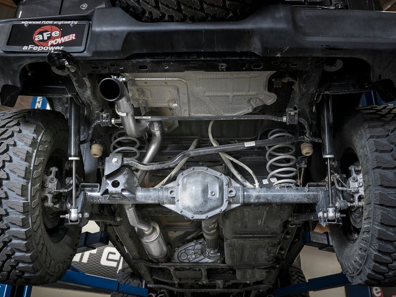 aFe MACH Force - Xp 2.5in 409SS Catback High - Tuck Exhaust 18 - 21 Jeep (JL) 3.6L 4 - Door - Black Tip - My Store