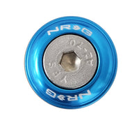 NRG Fender Washer Kit w/Rivets For Plastic (Blue) - Set of 10 - My Store