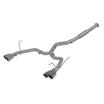 compare product MBRP 15-19 Subaru WRX 2.0L/STI 2.5L 3in Dual Split Rear Exit w/ 3.5in Tips - T304 (Race Version)