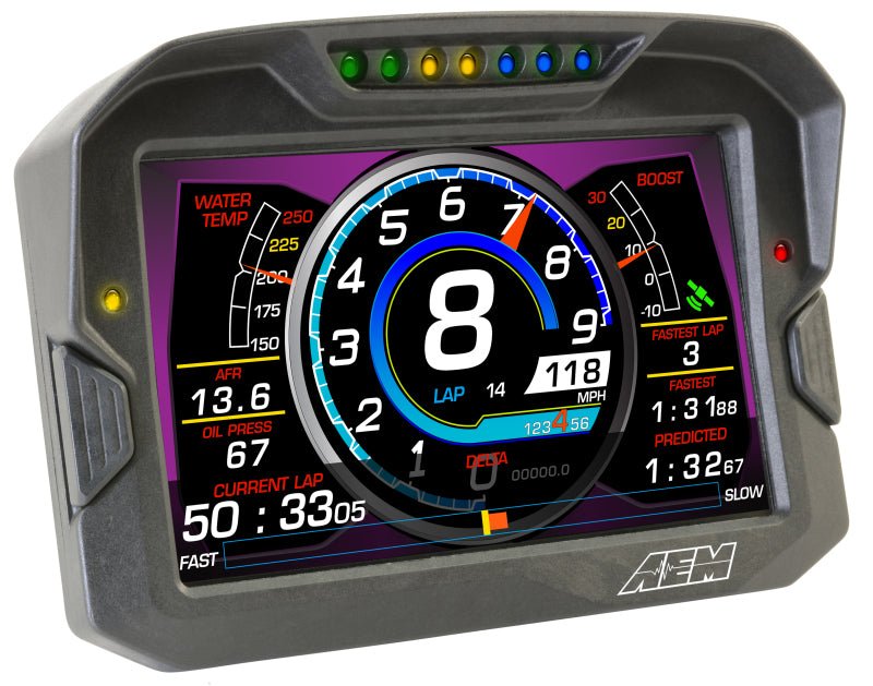 AEM CD - 7 Logging GPS Enabled Race Dash Carbon Fiber Digital Display w/o VDM (CAN Input Only) - My Store