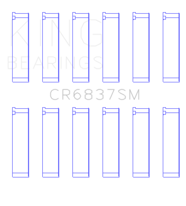 King Engine Bearings Acura J30A/J32A/J35A/J35Z (Size +0.25) Performance Coated Rod Bearing Set - My Store
