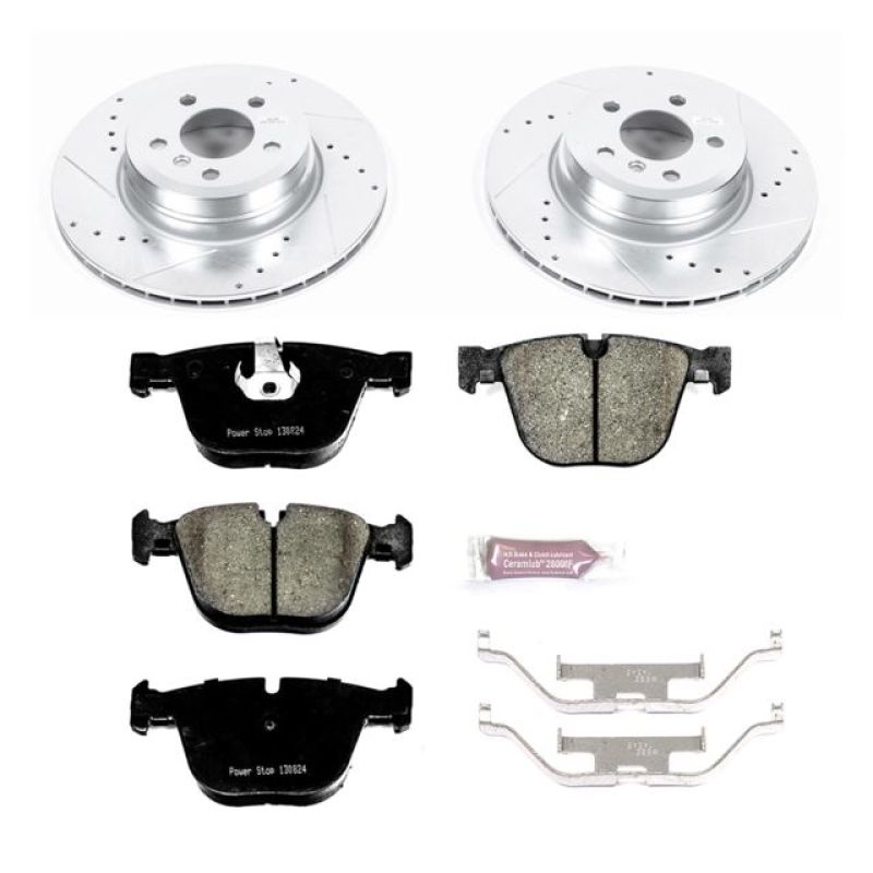Power Stop 07 - 15 BMW X5 Rear Z23 Evolution Sport Brake Kit - My Store