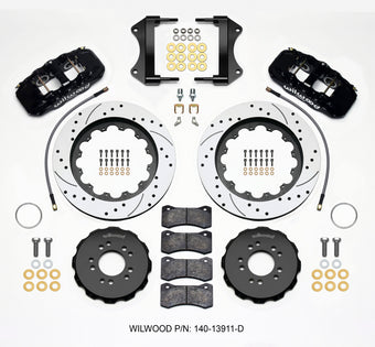 compare product Wilwood AERO6 Front Hat Kit 15.00 Drilled 2014-up Corvette C7 w/Lines