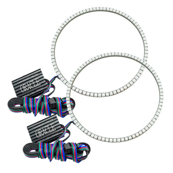compare product Oracle Hummer H1 92-06 LED Waterproof Halo Kit - ColorSHIFT w/o Controller