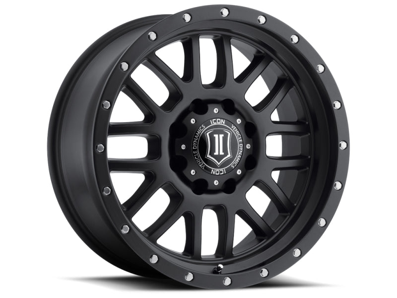 ICON Alpha 20x9 5x150 16mm Offset 5.625in BS 110.1mm Bore Satin Black Wheel - My Store
