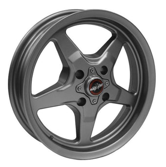 compare product Race Star 91 Drag Star 15x3.75 4x108bc 1.50bs Direct Drill Met Gry Wheel