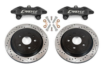 compare product BMR 14-19 Chevrolet Corvette C7 Brake Kit For 15in Conversion Drilled & Slotted Rotors Black Caliper