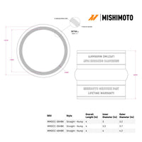 Mishimoto Duracore 4in Straight Hump Coupler - My Store