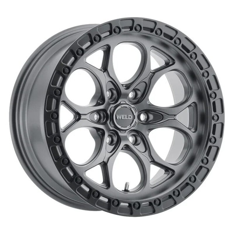 Weld Off - Road W107 18X9 Ledge 6X139.7 ET00 BS5.00 Satin Gun / Black Ring 106.1 - My Store