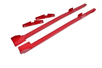 compare product BMR 94-04 Mustang Hardtop Only Weld-On Boxed Premium Subframe Connectors - Red