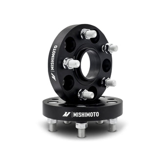 compare product Mishimoto Wheel Spacers - 5x120 - 64.1 CB - M14 x1.5 - 25mm - BK