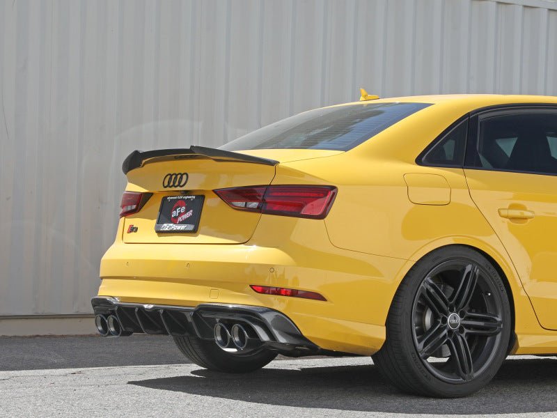 aFe MACHForce XP 3in - 2.5in 304SS Exhaust Cat - Back 15 - 20 Audi S3 L4 - 2.0L (t) - Black Tips - My Store