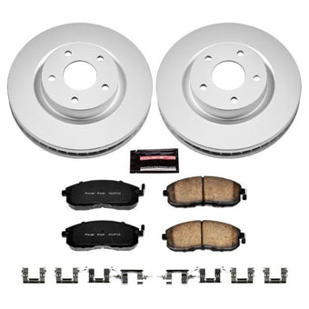 compare product Power Stop 07-12 Nissan Sentra Front Z17 Evolution Geomet Coated Brake Kit
