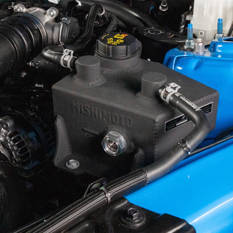Mishimoto 2024+ Ford Mustang V8/2.3L EcoBoost Expansion Tank - Polished - My Store