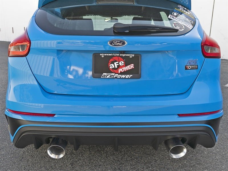 aFe Takeda 3in 304 SS Cat - Back Exhaust w/ Polished Tip 16 - 18 Ford Focus RS 2.3L (t) - My Store