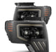 AlphaRex 09 - 14 Ford F - 150 PRO - Series Projector Headlights Black w/Activation Light Seq Signal SB DRL - My Store