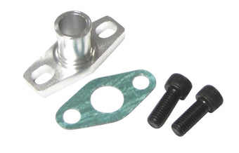 compare product ISR Performance GT Oil Drain Flange Integrated 5/8 Male Neck (fits GT15-GT35 BB Turbos)