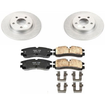 compare product Power Stop 98-02 Cadillac Seville Rear Z17 Evolution Geomet Coated Brake Kit