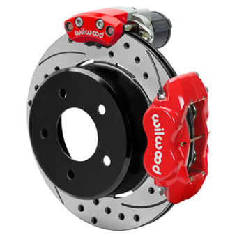compare product Wilwood 88-98 GM C1500 Rear Electronic Parking Brake Kit Red 12.19in SRP Rotor 3.25in Offset