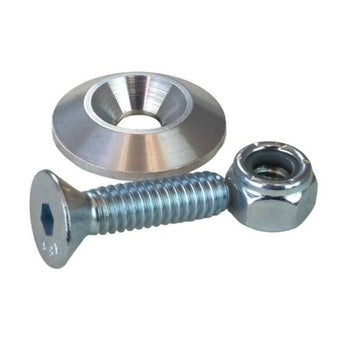 compare product Moroso 1in Taper Washer - Raw (10 Pack w/Hardware)