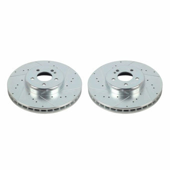 compare product Power Stop 16-20 Mercedes-Benz GLC300 Front Evolution Drilled & Slotted Rotors - Pair