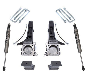 compare product MaxTrac 05-18 Toyota Tacoma 2WD 6 Lug 4in/2in MaxPro Elite Spindle Lift Kit w/FOX Shocks