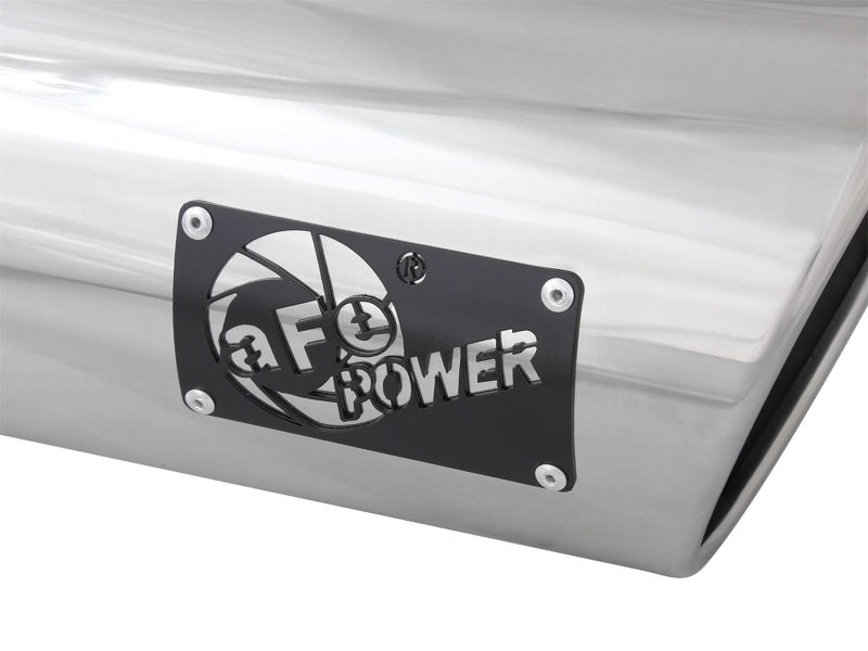 aFe Diesel Exhaust Tip Bolt On Polished 4in Inlet x 6in Outlet x 15in Long - My Store