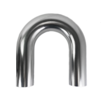 compare product Ticon 2.5in Aluminum 6061 180 Degree Mandrel Bend - 1.5D Radius