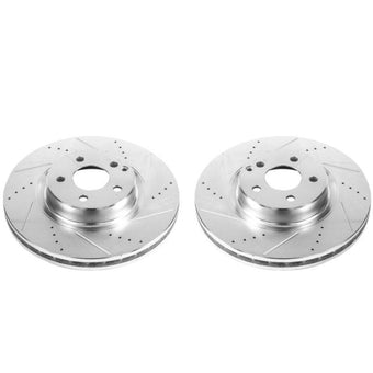 compare product Power Stop 07-09 Mercedes-Benz E350 Front Evolution Drilled & Slotted Rotors - Pair