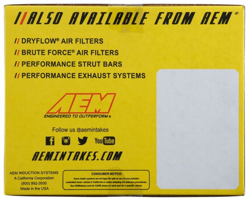 AEM C.A.S 18 - 19 Subaru Forester 2.5L F/I Cold Air Intake System - My Store